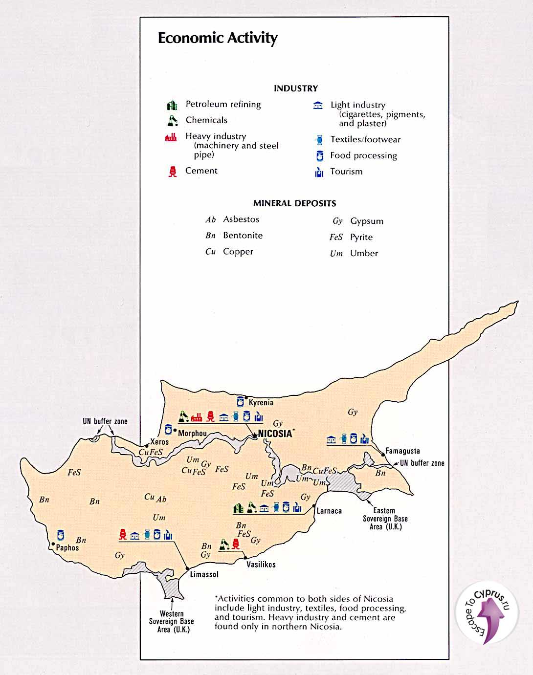 Карта кипра банка